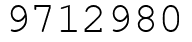 Число 9712980.