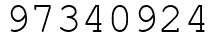 Число 97340924.
