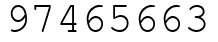 Число 97465663.