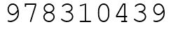 Число 978310439.