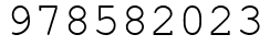 Число 978582023.