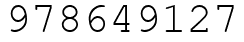 Число 978649127.