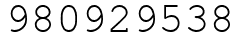 Число 980929538.