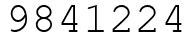 Число 9841224.