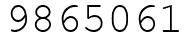 Число 9865061.