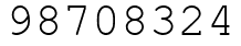 Число 98708324.