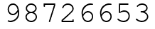 Число 98726653.