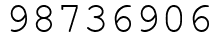 Число 98736906.