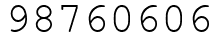 Число 98760606.
