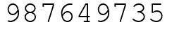 Число 987649735.