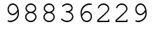 Число 98836229.