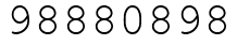 Число 98880898.