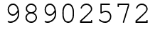Число 98902572.