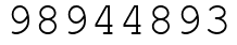 Число 98944893.