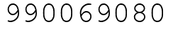 Число 990069080.