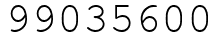 Число 99035600.