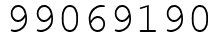 Число 99069190.