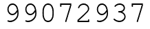 Число 99072937.