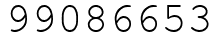 Число 99086653.