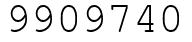 Число 9909740.