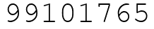 Число 99101765.