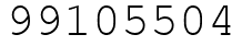 Число 99105504.
