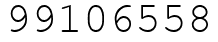 Число 99106558.