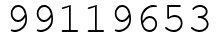 Число 99119653.