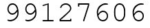 Число 99127606.