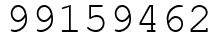 Число 99159462.