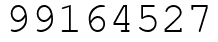 Число 99164527.