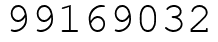 Число 99169032.