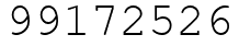 Число 99172526.