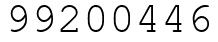 Число 99200446.