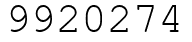 Число 9920274.