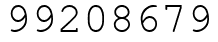 Число 99208679.
