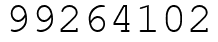 Число 99264102.