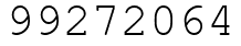 Число 99272064.