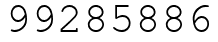 Число 99285886.