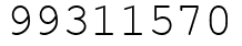 Число 99311570.