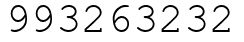 Число 993263232.