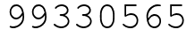 Число 99330565.