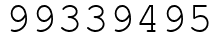 Число 99339495.