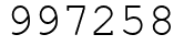 Число 997258.