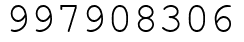 Число 997908306.