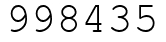 Число 998435.
