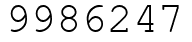 Число 9986247.