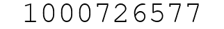 Number 1000726577.