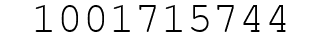 Number 1001715744.