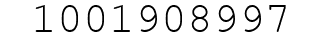 Number 1001908997.